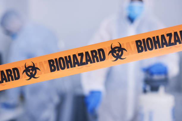Professional Infectious Disease Decontamination technician working in Bethpage, NY